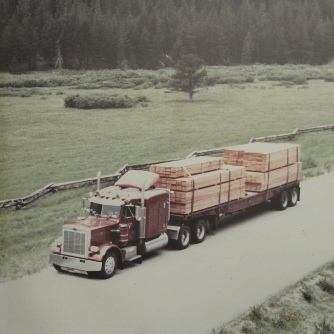 Early in our history, we ran flatbed.